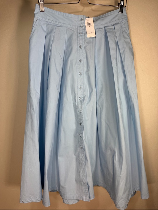 Banana Republic Dresses & Skirts - Banana Republic Pale Blue Button-Front Circle Skirt